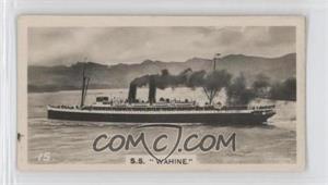 1928 Wills Ships and Shipping - Tobacco [Base] #15 - S.S. "Wahine" [Noted]