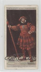 1929 Wills English Period Costumes - Tobacco [Base] #15 - An Attendant, 16th Century [Good to VG‑EX]