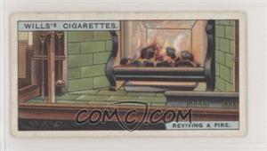 1930 Wills Household Hints 2nd Series - Tobacco [Base] #16 - Reviving a Fire