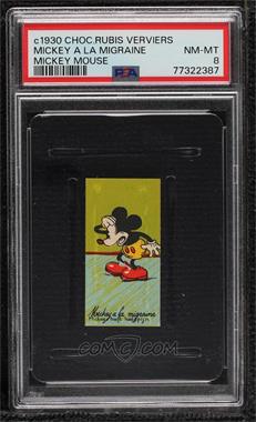 1930s Chocolaterie Rubis Verviers Mickey Terrassier - [Base] #_MIMO.16 - Mickey Mouse (Mickey a la Migraine) [PSA 8 NM‑MT]