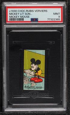 1930s Chocolaterie Rubis Verviers Mickey Terrassier - [Base] #_MIMO.19 - Mickey Mouse (Mickey Lil son Courier) [PSA 9 MINT]