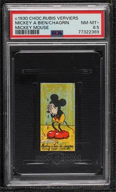 1930s Chocolaterie Rubis Verviers Mickey Terrassier - [Base] #_MIMO.28 - Mickey Mouse (Mickey a bien du chagrin) [PSA 8.5 NM‑MT+]