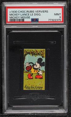 1930s Chocolaterie Rubis Verviers Mickey Terrassier - [Base] #_MIMO.30 - Mickey Mouse (Mickey Lance Le Disque) [PSA 9 MINT]