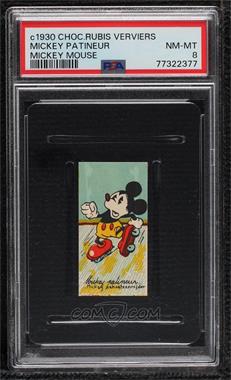 1930s Chocolaterie Rubis Verviers Mickey Terrassier - [Base] #_MIMO.51 - Mickey Mouse (Mickey Patineur) [PSA 8 NM‑MT]