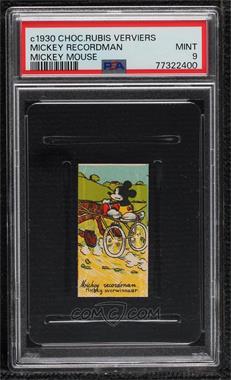 1930s Chocolaterie Rubis Verviers Mickey Terrassier - [Base] #_MIMO.7 - Mickey Mouse (Mickey Recordman) [PSA 9 MINT]