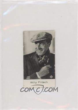 1930s Cloetta Orn Cacao Film Stars - [Base] #104 - Willy Fritsch [Good to VG‑EX]