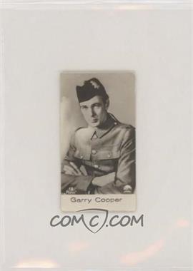 1930s Cloetta Orn Cacao Film Stars - [Base] #18 - Gary Cooper [Good to VG‑EX]