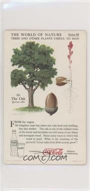 1930s Coca-Cola The World of Nature - Series III: Trees And Other Plants Useful To Man #10 - The Oak [Good to VG‑EX]