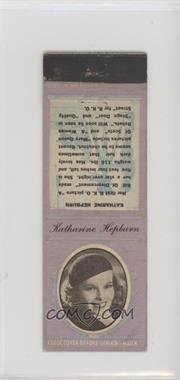 1930s Diamond Matchbooks - Movie Stars - U21 - Purple #_KAHE - Katharine Hepburn [Poor to Fair]