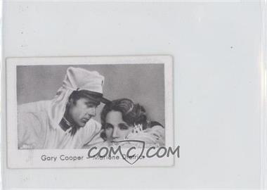 1930s Josetti-Filmbilder - Tobacco Series 1 #122 - Gary Cooper, Marlene Dietrich