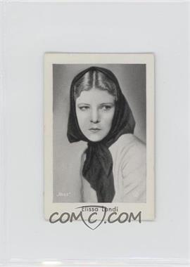 1930s Josetti-Filmbilder - Tobacco Series 3 #682 - Elissa Landi [Good to VG‑EX]