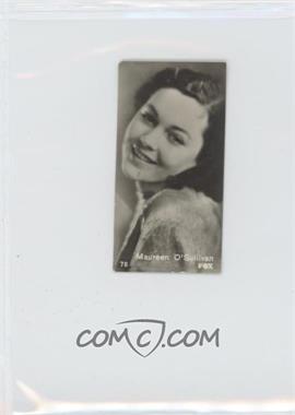 1930s Marabou Filmserie - [Base] - Ergo-Cacao Back #78 - Maureen O'Sullivan