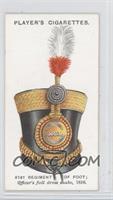 91st Regiment of Foot; Officer;s Full Dress Shako, 1816