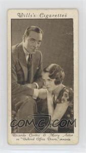 1931 Wills Cinema Stars Series 3 - Tobacco [Base] #5 - Ricardo Cortez and Mary Astor in "Behind Office"