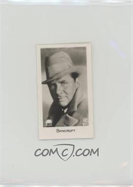 1932 Bridgewater Film Stars 1st Series - [Base] #37 - Bancroft