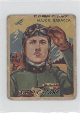 1933-34 National Chicle Sky Birds - R136 - Series of 48 #8 - Major Baracca [Poor to Fair]