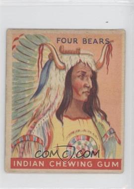 1933 Goudey Indian Gum - R73 - Series of 192 #122 - Four Bears