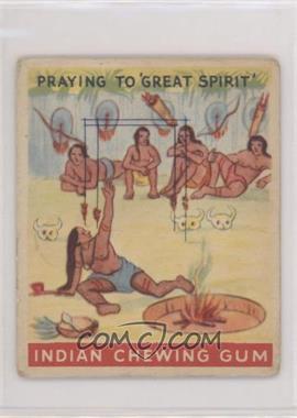 1933 Goudey Indian Gum - R73 - Series of 192 #96 - Praying to the 'Great Spirit'