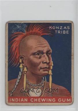 1933 Goudey Indian Gum - R73 - Series of 48 #116 - Chief of the Konzas Tribe [Good to VG‑EX]