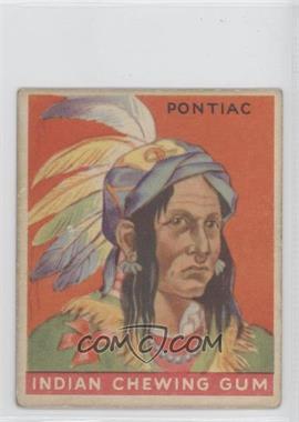 1933 Goudey Indian Gum - R73 - Series of 96 #28 - Pontiac