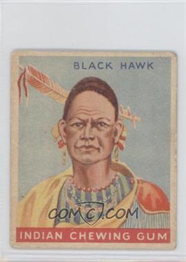 1933 Goudey Indian Gum - R73 - Series of 96 #37 - Black Hawk [Good to VG‑EX]