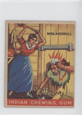 1933 Goudey Indian Gum - R73 - Series of 96 #65 - Mrs. Merrill