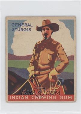 1933 Goudey Indian Gum - R73 - Series of 96 #71 - General Sturgis [Good to VG‑EX]