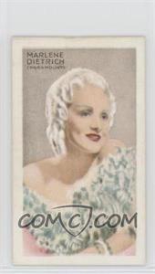 1934 Gallaher Champions of Screen & Stage - Tobacco [Base] - Blue Text #47 - Marlene Dietrich