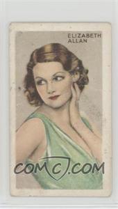 1934 Gallaher Champions of Screen & Stage - Tobacco [Base] - Red Text #22 - Elizabeth Allan [Good to VG‑EX]