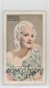1934 Gallaher Champions of Screen & Stage - Tobacco [Base] - Red Text #47 - Marlene Dietrich