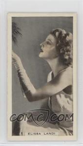 1934 Godfrey Phillips Stage and Cinema Beauties - Tobacco [Base] #14 - Elissa Landi