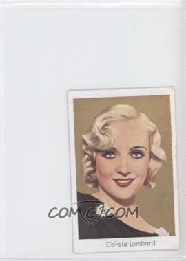 1934 Goldfilm Series 1 - Tobacco [Base] - Bulgaria Back #28 - Carole Lombard