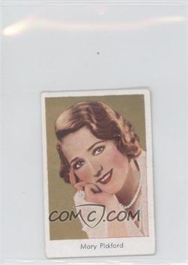 1934 Goldfilm Series 1 - Tobacco [Base] - Constantin Back #72 - Mary Pickford