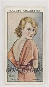 1934 Player's Film Stars Series 1 - Tobacco [Base] #14 - Bette Davis