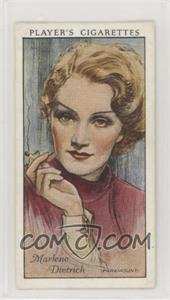 1934 Player's Film Stars Series 1 - Tobacco [Base] #15 - Marlene Dietrich