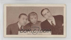 1935 Ardath Scenes From Big Films - Tobacco [Base] #43 - Ernest Truex, Una Merkel and John Miljan in "Whistling In The Dark" [Good to VG‑EX]