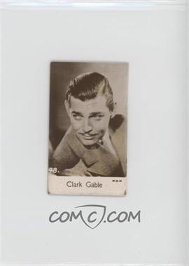 1935 Bridgewater Film Stars 4th Series - [Base] #48 - Clark Gable [Poor to Fair]