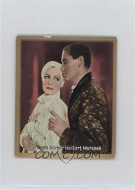 1935 Bunten Filmbilder - Tobacco [Base] - Josetti Back #24 - Greta Garbo, Herbert Marshall [Good to VG‑EX]