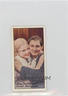1935 Carreras Famous Film Stars - Tobacco [Base] #78 - Mary Carlisle, Lionel Barrymore