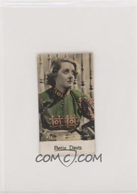 1935 De Beukelaer Film Stars (701-800) - [Base] #651 - Bette Davis