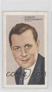 1935 Gallaher Stars of Screen & Stage - [Base] - Green Back #21 - Robert Montgomery [Good to VG‑EX]