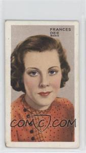 1935 Gallaher Stars of Screen & Stage - [Base] - Green Back #22 - Frances Dee [Good to VG‑EX]