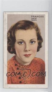 1935 Gallaher Stars of Screen & Stage - [Base] - Green Back #22 - Frances Dee