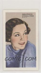 1935 Gallaher Stars of Screen & Stage - [Base] - Green Back #25 - Maureen O'Sullivan