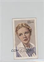 Ann Harding [Good to VG‑EX]