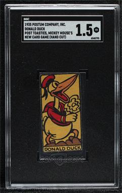 1935 Postum Mickey Mouse Post Toasties - [Base] #_DODU - Donald Duck [SGC 1.5 FR]