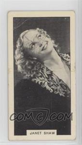 1936 BAT Modern Beauties Series 2 - Tobacco [Base] - Small #30 - Janet Shaw [Poor to Fair]