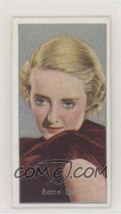 1936 Carreras Film Stars by Desmond - Tobacco [Base] #48 - Bette Davis