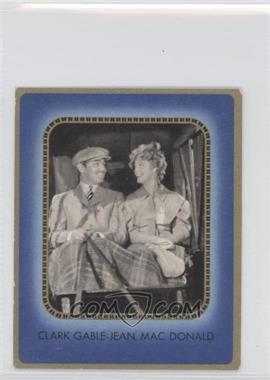1936 Cigaretten Bilderdienst Bunte Filmbilder Series 1 - Tobacco [Base] - Caid With Cigaretten Bilderdienst Back #238 - Clark Gable, Jeanette MacDonald