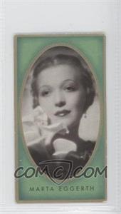 1936 Cigaretten Bilderdienst Bunte Filmbilder Series 1 - Tobacco [Base] - Lloyd Back #76 - Marta Eggerth [Good to VG‑EX]